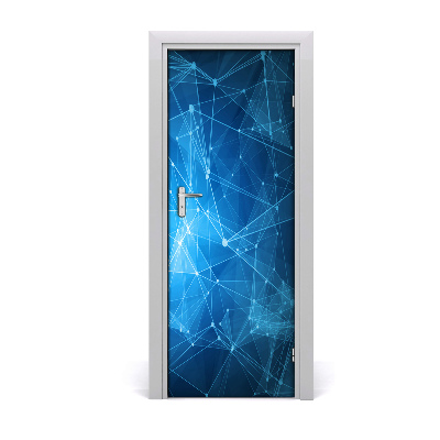 Autocolant de uși Constelație minimalistă