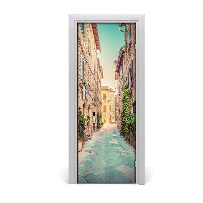 Autocolant de uși Străzi din Italia