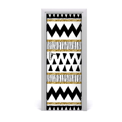 Autocolant uşă Fundal cu modele etnice
