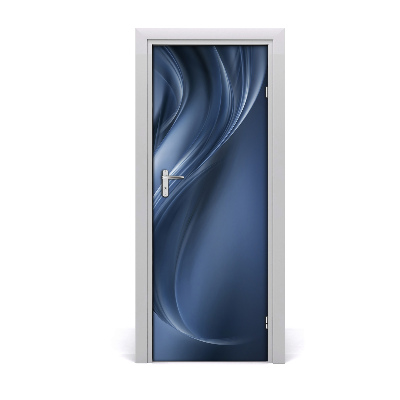 Autocolant uşă Val albastru marin
