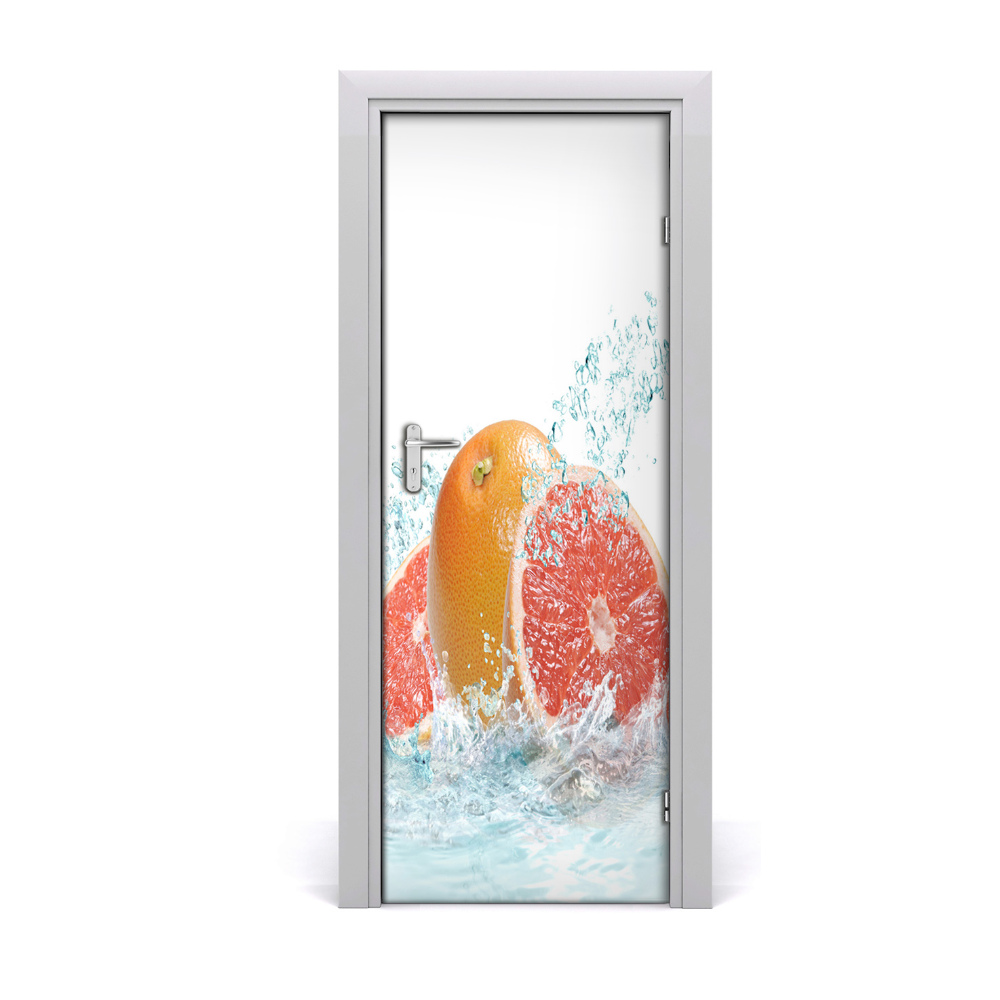 Autocolant uşă Apa de grapefruit