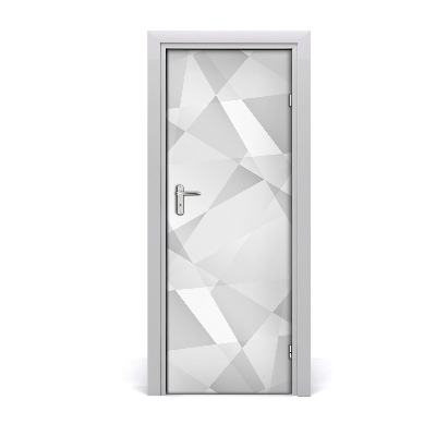 Autocolant uşă Triunghiuri ușoare