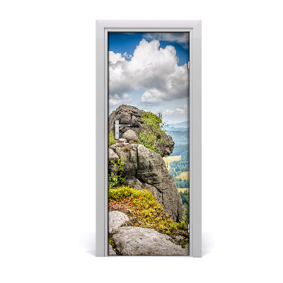 Tapet autocolant pentru uși Stânca Szczeliniec Wielki
