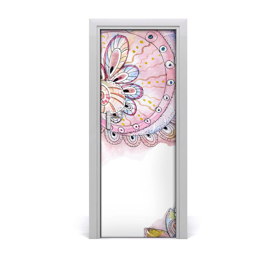 Tapet autocolant pentru uși Model abstract