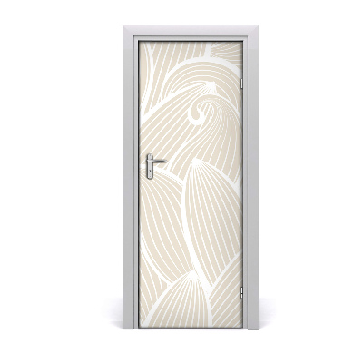 Autocolant pentru uși Petale de flori