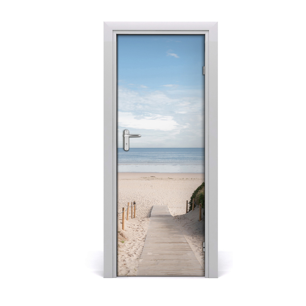 Autocolant uşă Drum spre plajă
