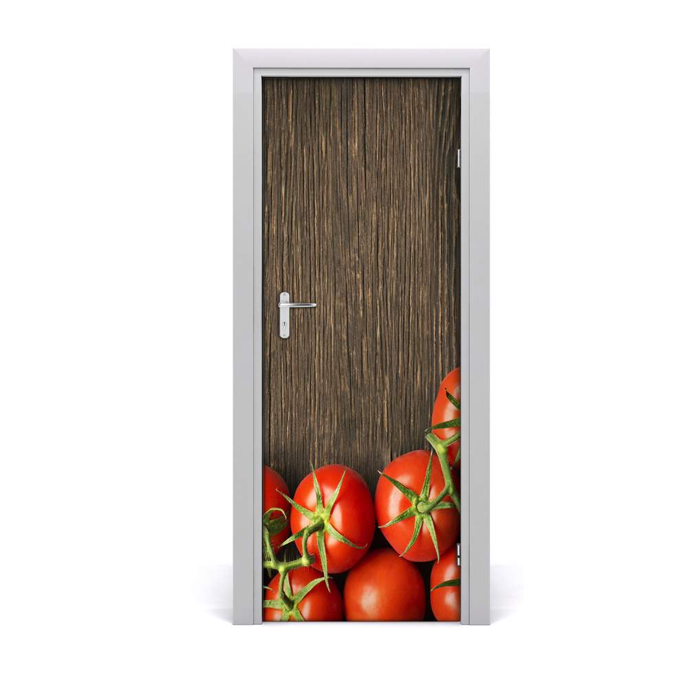 Autocolant de uşă rosii