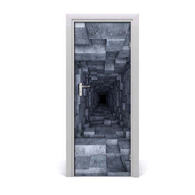 Autocolant pentru uși Tunel