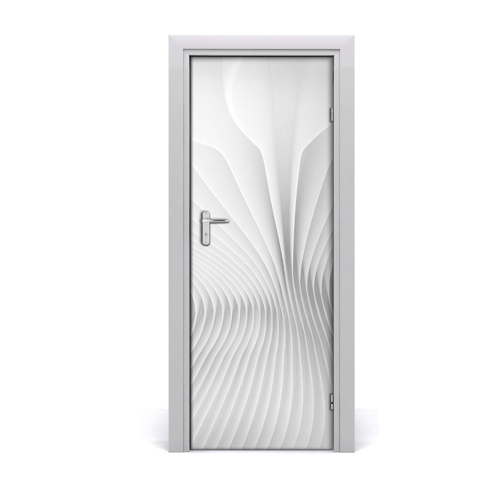 Autocolant uşă Linii abstracte