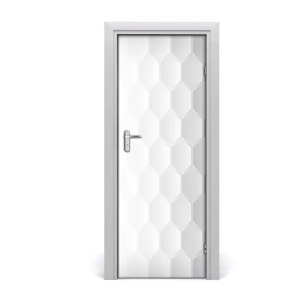 Autocolant de uşă Fundal geometric