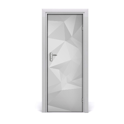 Autocolant de uși Triunghiuri abstracte