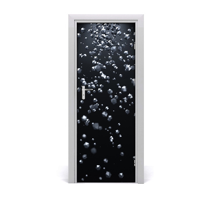 Tapet autocolant pentru uși Abstracție 3D