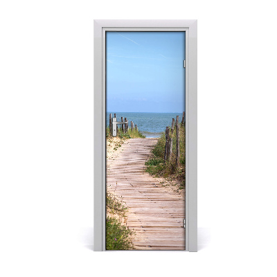 Autocolant uşă Calea spre plaja printre dune