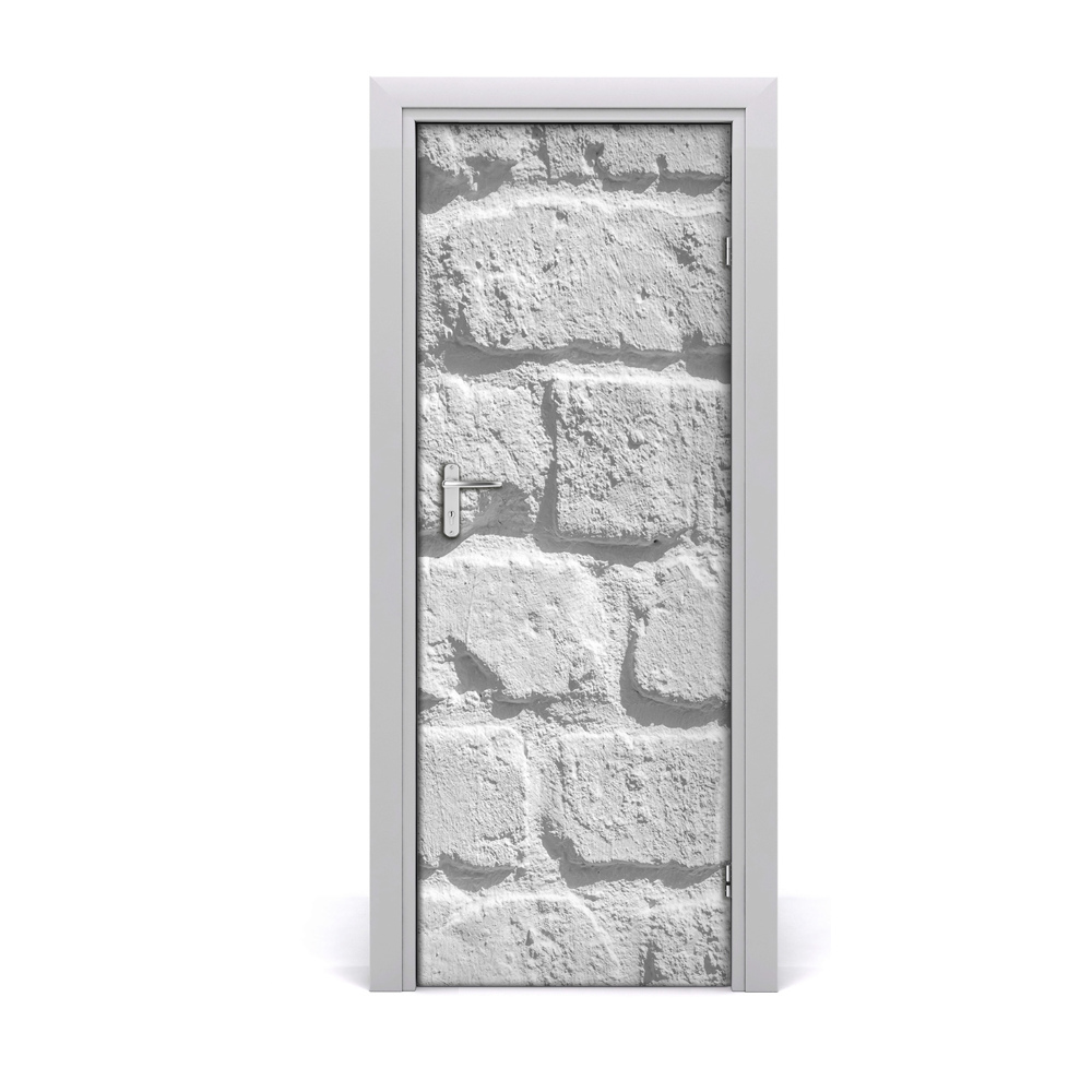 Autocolant pentru uși Prim-plan de zid de cărămidă