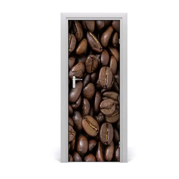 Autocolant uşă cafea mare