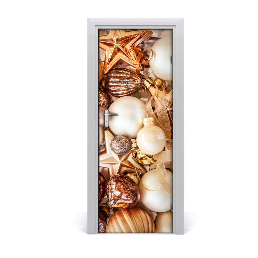 Autocolant uşă Decorațiuni de Crăciun