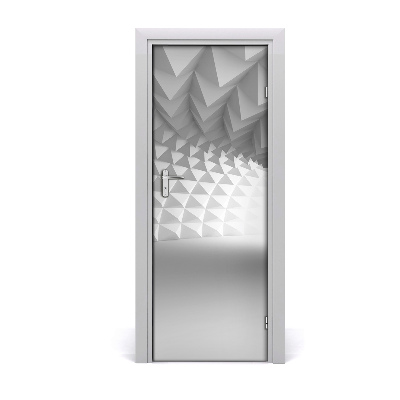 Autocolant de uşă Tunel de abstracție