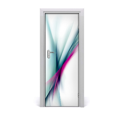 Autocolant uşă Abstracție valuri