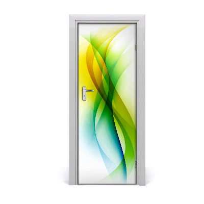 Autocolant de uși Valuri abstracte