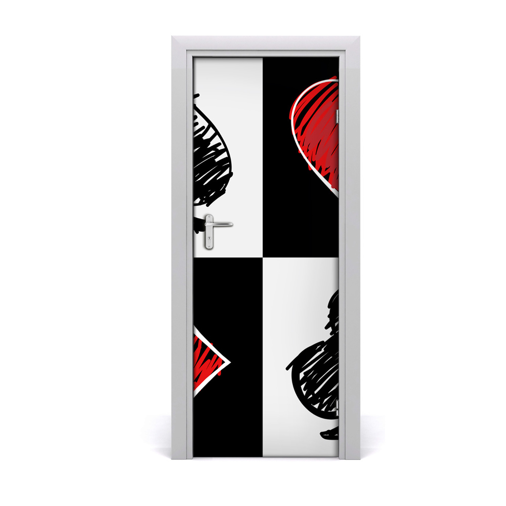 Autocolant uşă Culori de cărți