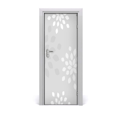 Autocolant pentru uși Model floral