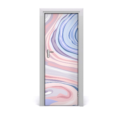 Autocolant de uşă Valuri de pulbere