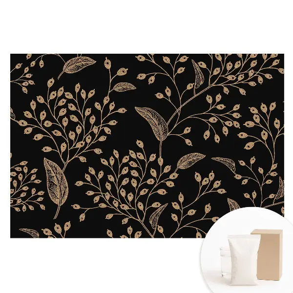 Tapet foto mare pentru perete cu model floral clasic
