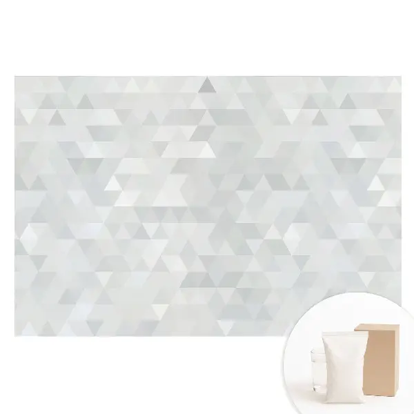 Tapet foto mare pentru perete cu model geometric de triunghiuri în nuanțe de gri