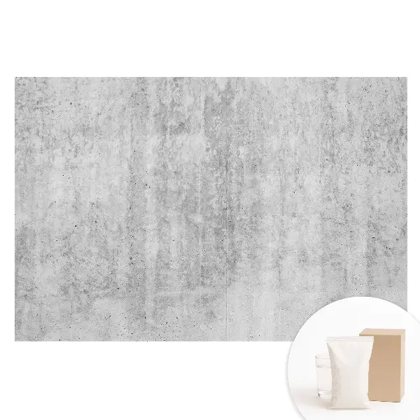 Tapet foto pe material nețesut cu textură gri brută în stil minimalist