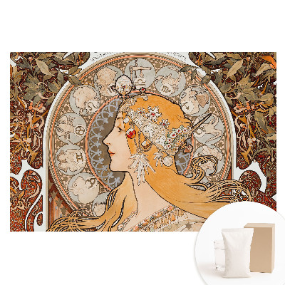 Tapet fotografic nețesut Femeia și simbolurile zodiacale