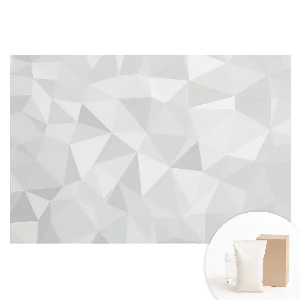 Tapet nețesut cu imprimeu geometric gri