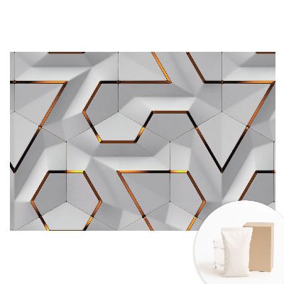 Tapet nețesut Aranjament spațial geometric modern