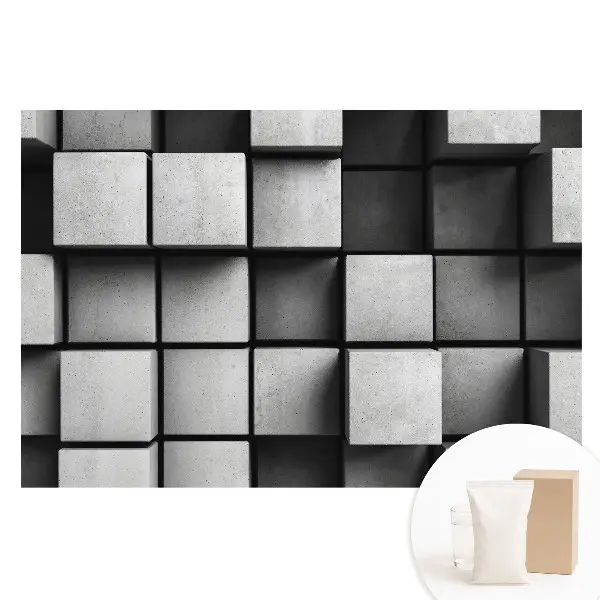 Fototapet pentru perete cu model de cuburi spațiale tridimensionale