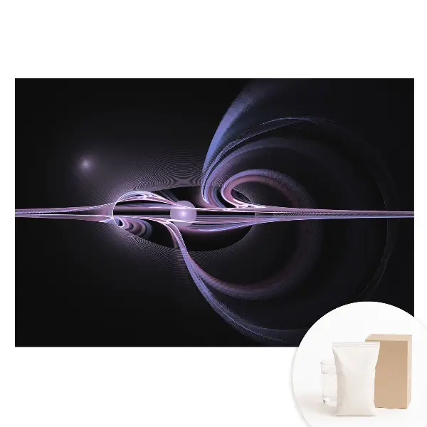 Tapet nețesut cu model geometric Simetria fascinantă a liniilor și arcurilor