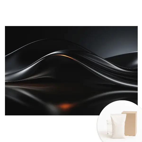 Tapet fotografic din material nețesut cu model elegant de linii metalice ondulate