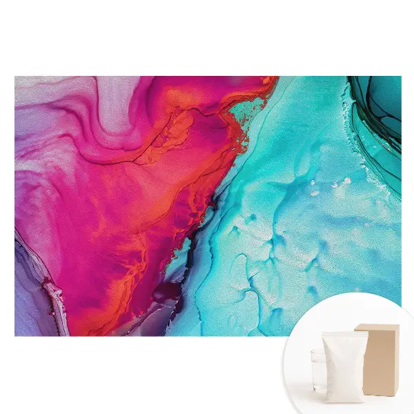 Tapet fotografic vlies cu abstracție colorată a energiei