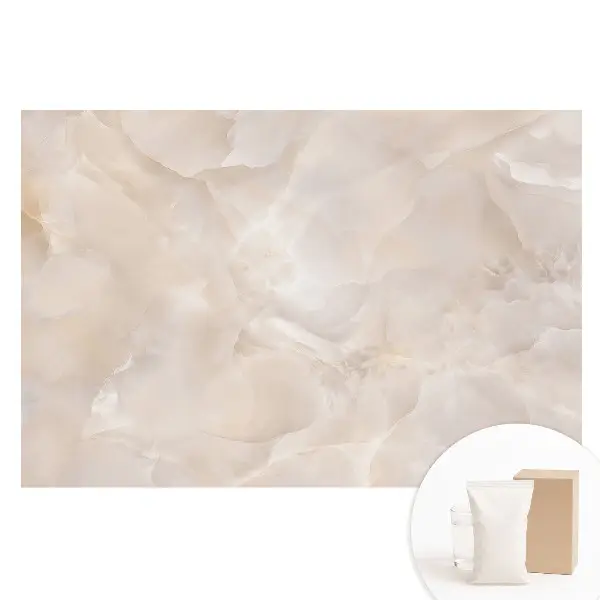 Tapet fotorealist din material nețesut cu design modern în straturi eterice și subtile