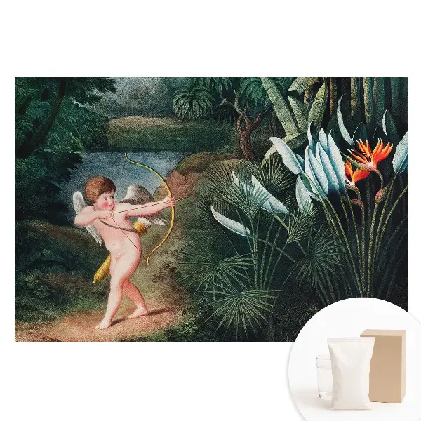 Tapet fotografic din material nețesut Cupidon în Tărâmul Magic