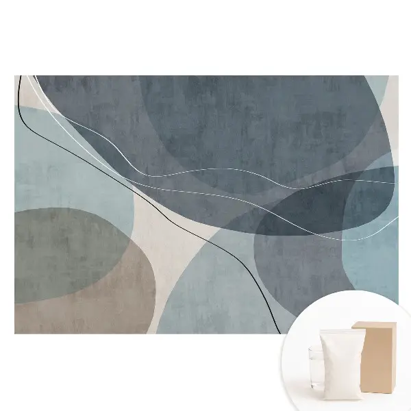 Tapet nețesut cu model de forme abstracte pentru o atmosferă calmă