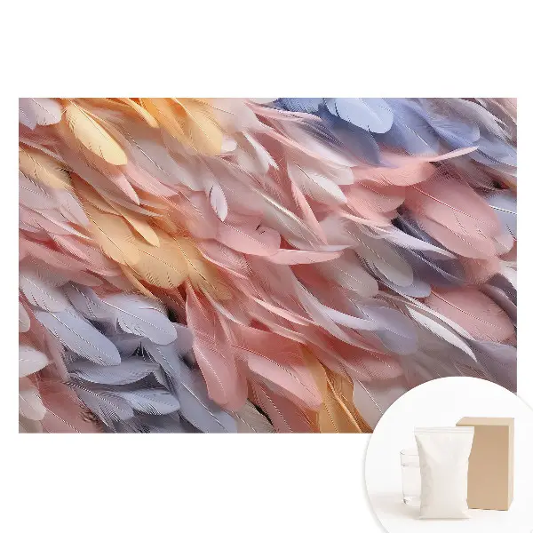 Tapet fotomural pe material nețesut Lejeritatea penelor pastelate