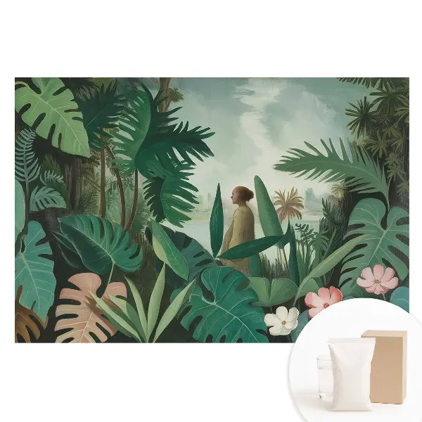 Fototapet din material nețesut cu imprimeu Armonie a plantelor în peisaje tropicale