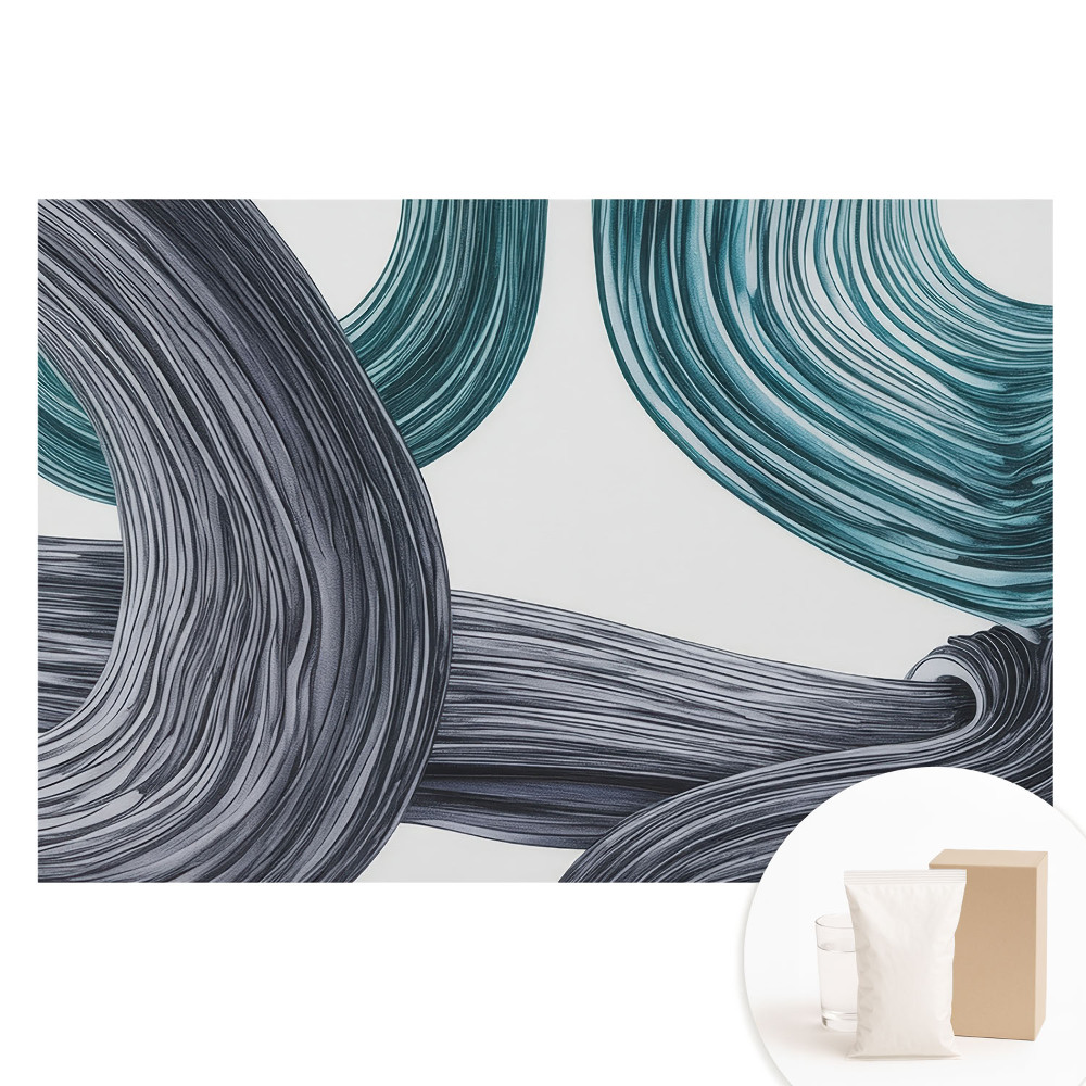 Tapet foto mare pentru perete Compoziție abstractă a liniilor spațiale