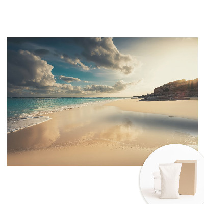 Tapet nețesut Plajă și ocean la apus