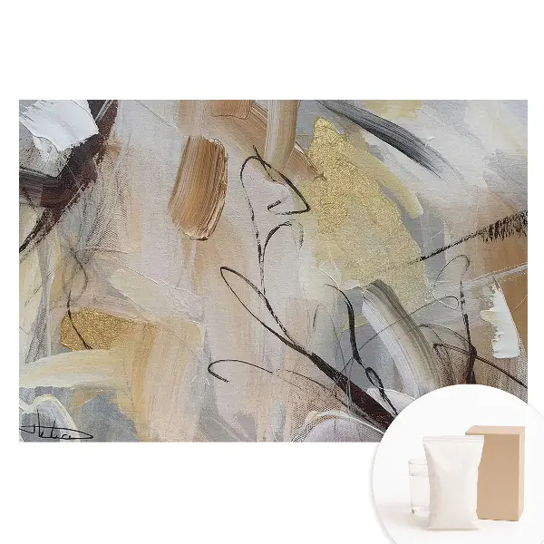 Fototapet mare pentru perete cu design artistic de linii abstracte