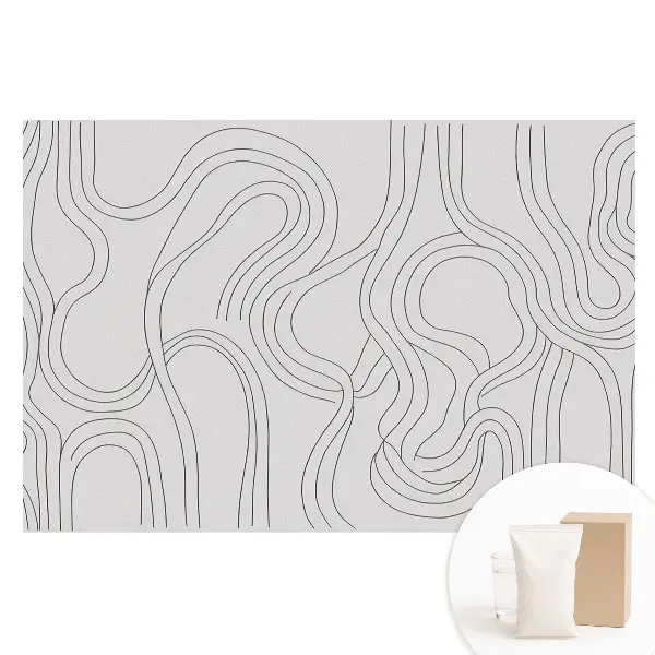 Tapet foto din material nețesut cu linii organice abstracte
