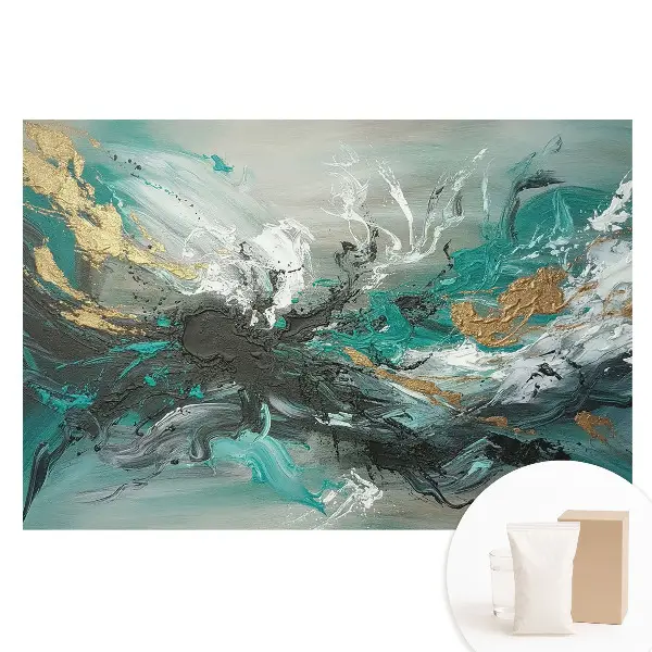 Fototapet din material nețesut cu compoziție abstractă plină de energie