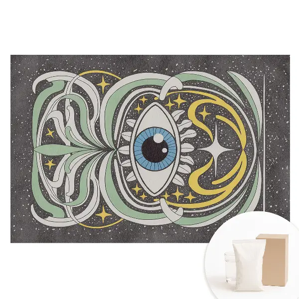 Fototapet din material nețesut cu model abstract simbolic armonios