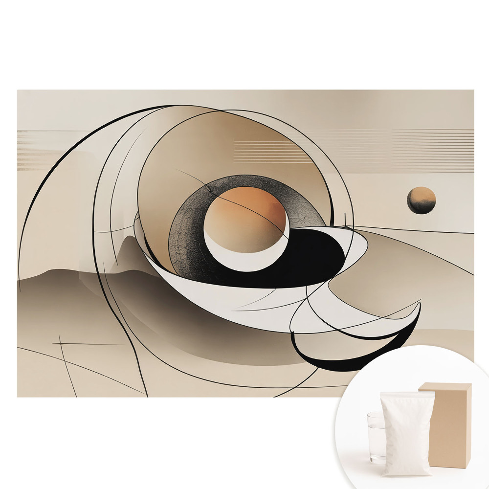 Tapet fotografic nețesut cu model abstract modern și elegant