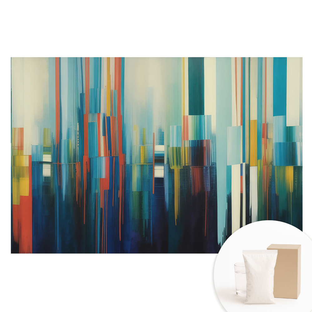 Tapet foto mare pentru perete Dungi verticale colorate de abstracție