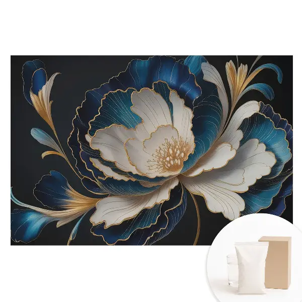 Tapet fotografic din material nețesut cu design floral elegant